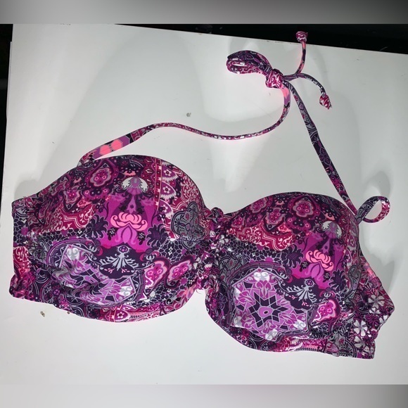 Lascana venus purple and pink‎ underwire bikini top D - Picture 1 of 8